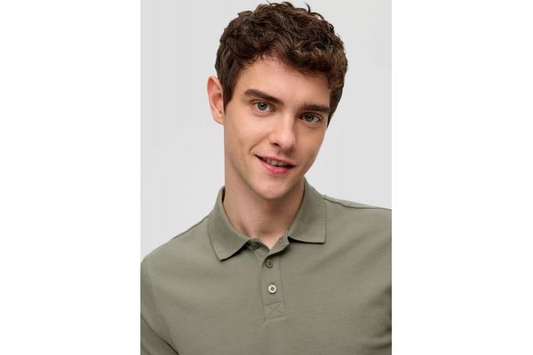 Men's Olive Polo S.Oliver 2140707-7380