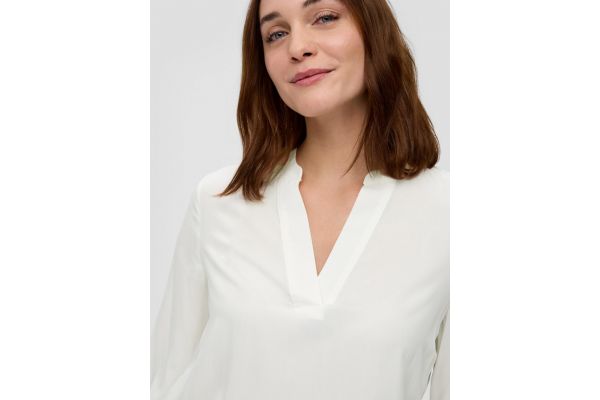 Γυναικεία Πουκαμίσα Λευκή S.Oliver 2142573-0210