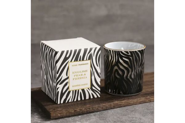 Κερί Σόγιας Σε Βάζο 120gr με ’Αρωμα Freesia