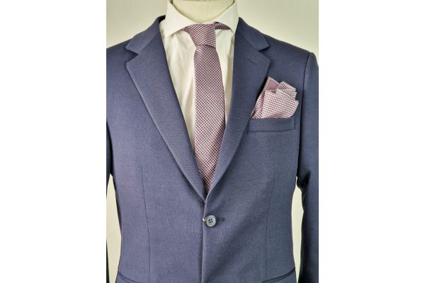 Men's Purple Pocket Square Stefano Mario 0785-PURPLE