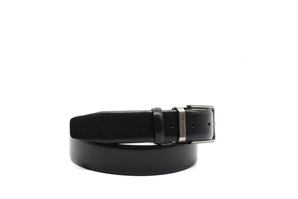 Ανδρική Δερμάτινη Ζώνη Μαύρη Guy Laroche GL101-BLACK