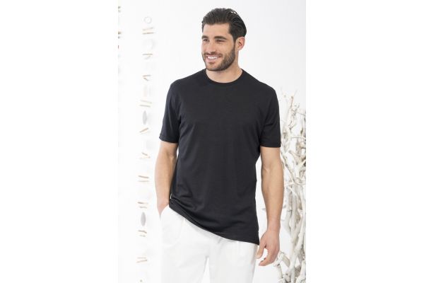 Ανδρικό T-shirt Μαύρο Vittorio 24103-BLACK