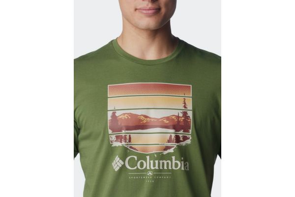 Ανδρικό Path Lake Graphic T-shirt Πράσινο Columbia 1934814-352