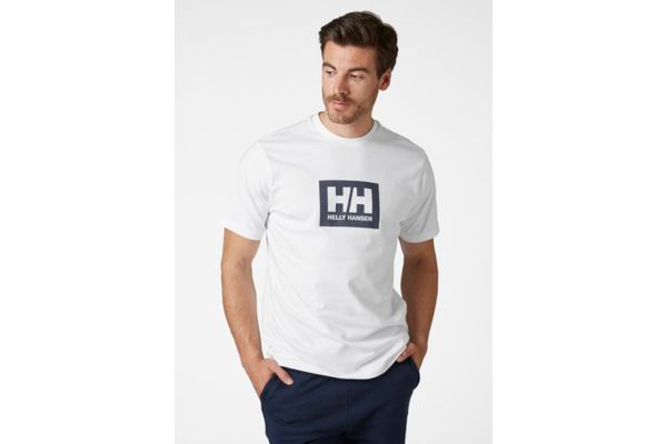 Men's White HEH Box T-shirt Helly Hansen 53285-003