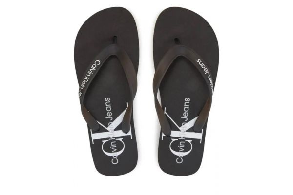 Men's Black Beach Sandal Monogram TPU Calvin Klein YM0YM00838-BDS