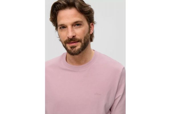 Ανδρικό T-Shirt Ροζ S.Oliver 2143953-4163